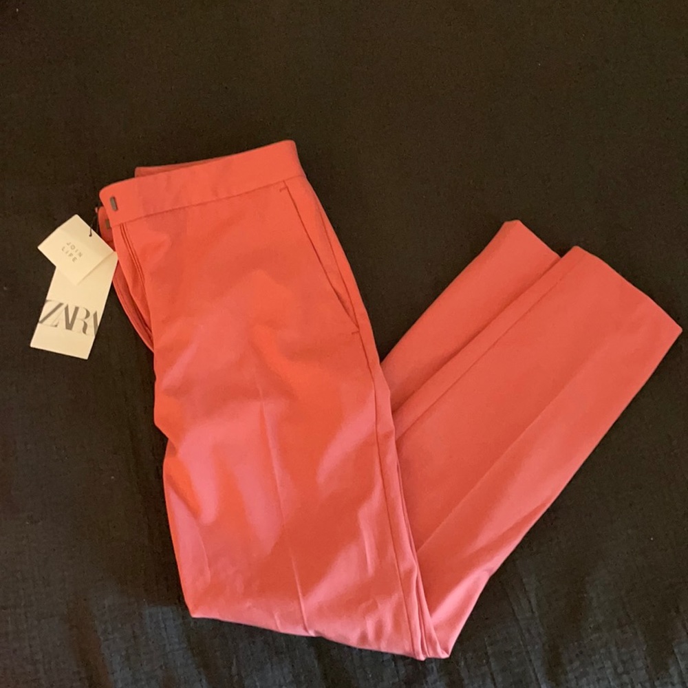 Zara Pink Ankle Pants